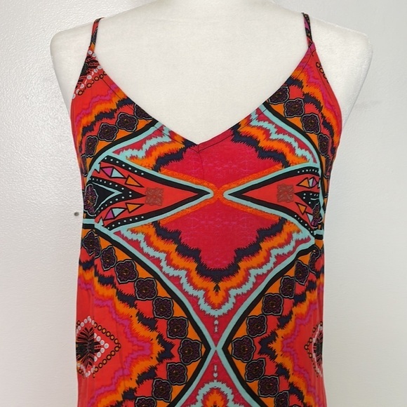 Tangerine & Multi Coloured Maxi Dress - Picture 2 of 12